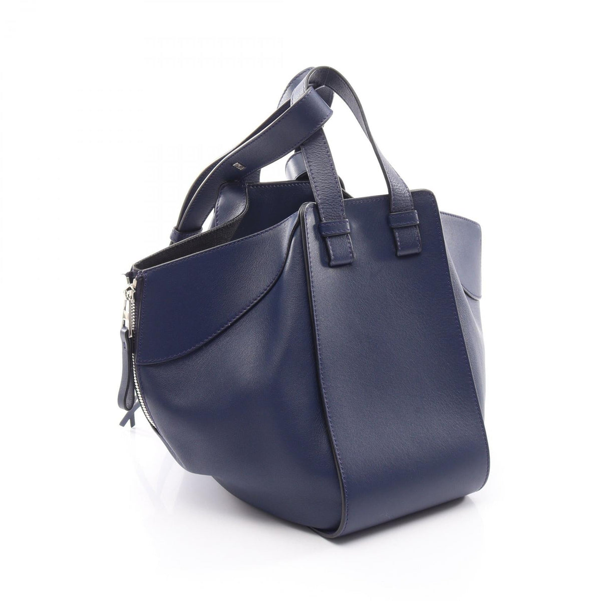 LOEWE HAMMOCK SMALL (2-Way Hammock) Handbag Blue leather 387 30 S35 2101220043209