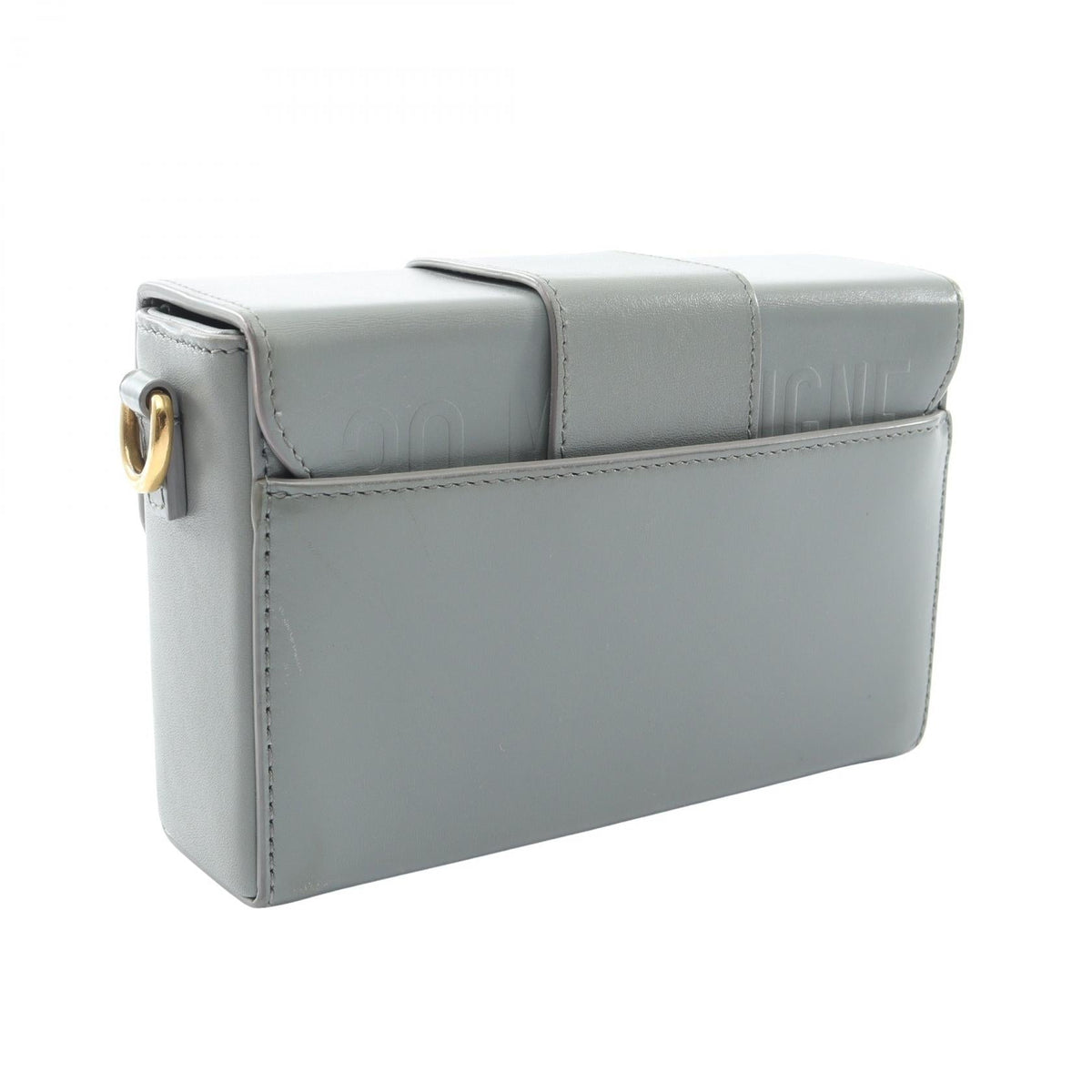 Dior 30 MONTAIGNE Box Shoulder Bag Gray leather 2101220043322