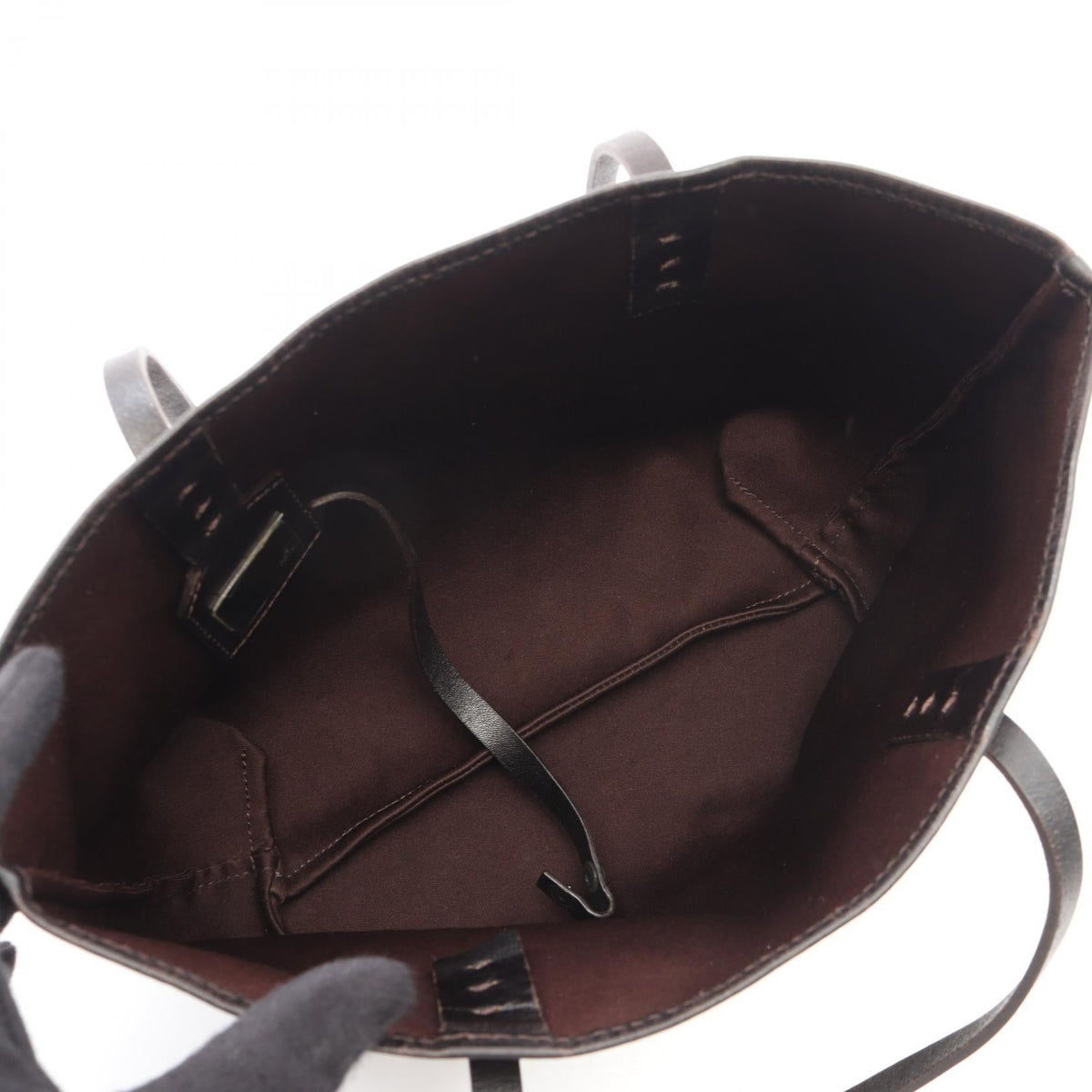 FENDI Zucca Tote Bag Beige/Brown canvas leather 8BH056 2101220043599