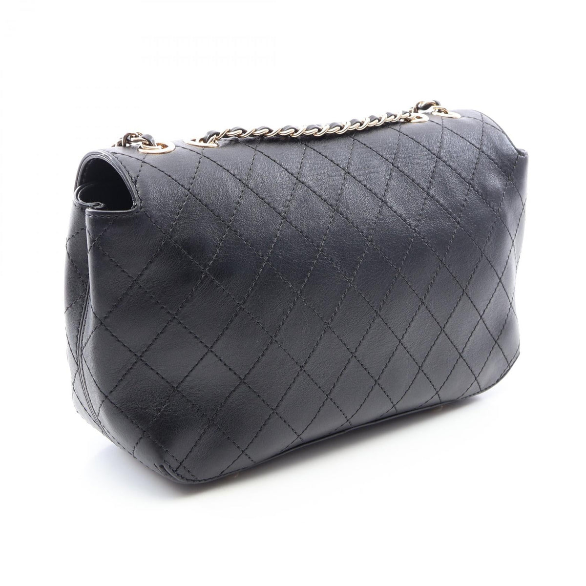 CHANEL Black Matelasse leather 2101220042592