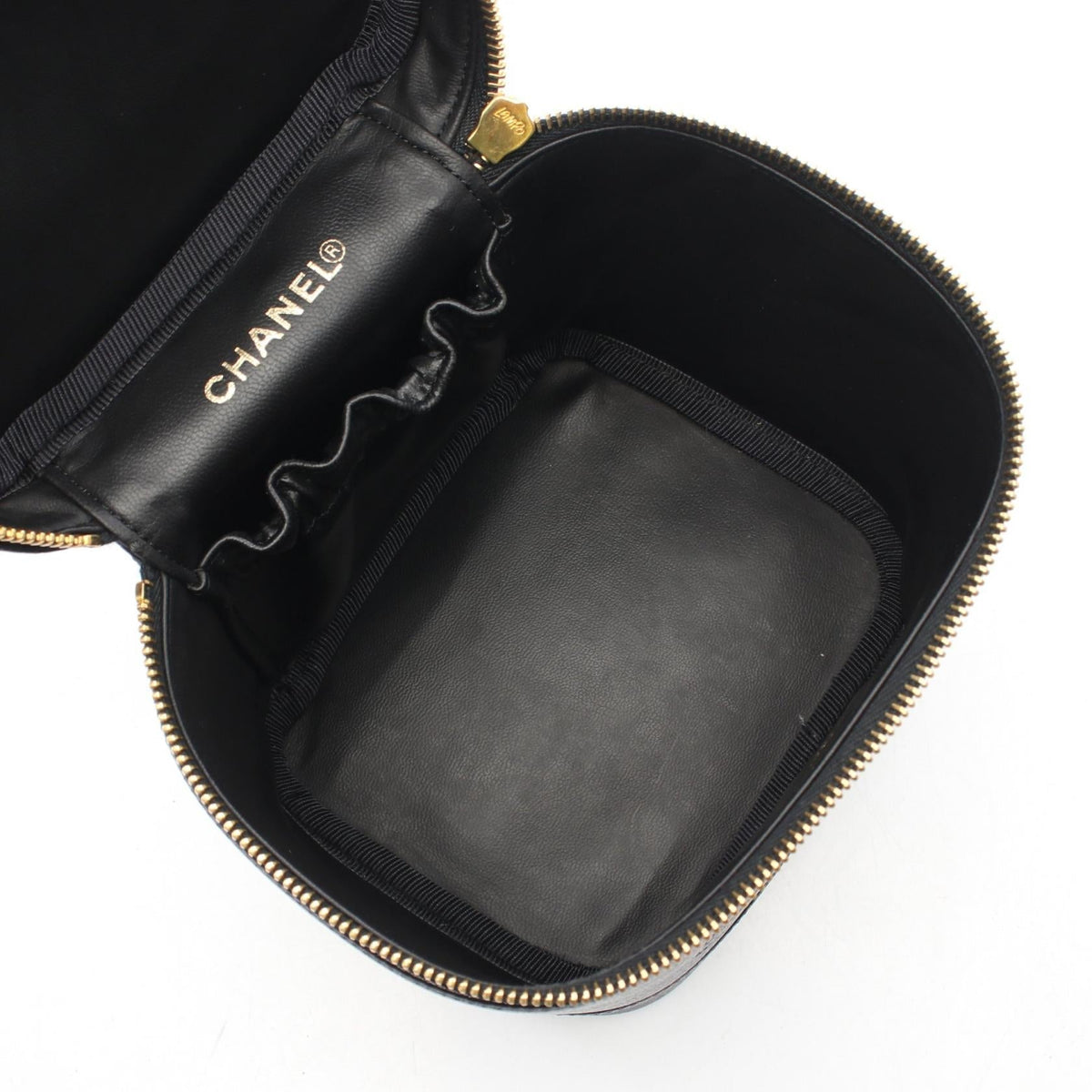 CHANEL Black COCO Mark Grained Calfskin leather A01998 2101220042608