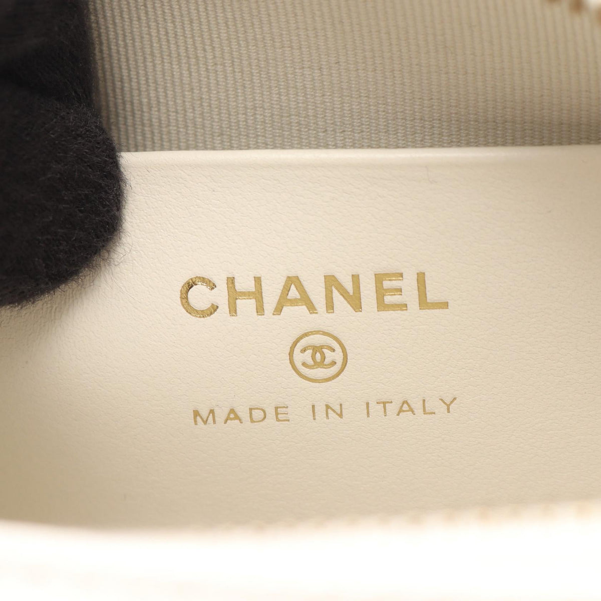 CHANEL White Matelasse 2WAY Grained Calfskin leather AP4474 2120900131166