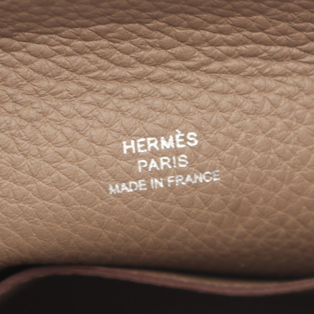HERMES Vid Poche Etoupe Grey Shoulder BagEtoupe Grey Etoupe Grey Gray Togo leather leather 2118700090486