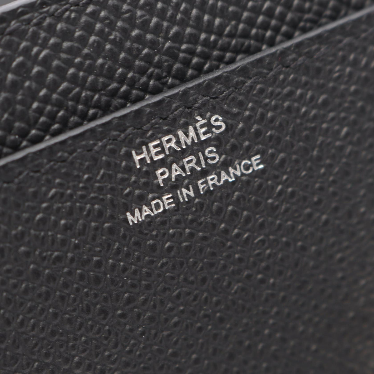 HERMES constance long to go Shoulder Bag Black Epsom leather 2118700090370