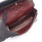 CHANEL Black Matelasse W flap Grained Calfskin leather 2101220037925