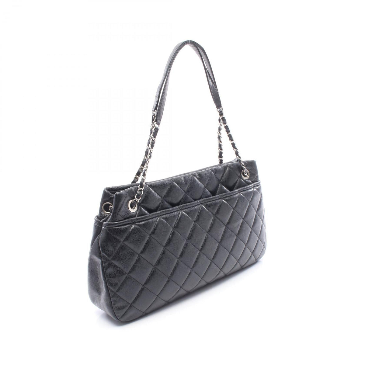 CHANEL Black Matelasse COCO Mark Grained Calfskin leather 2101220037970