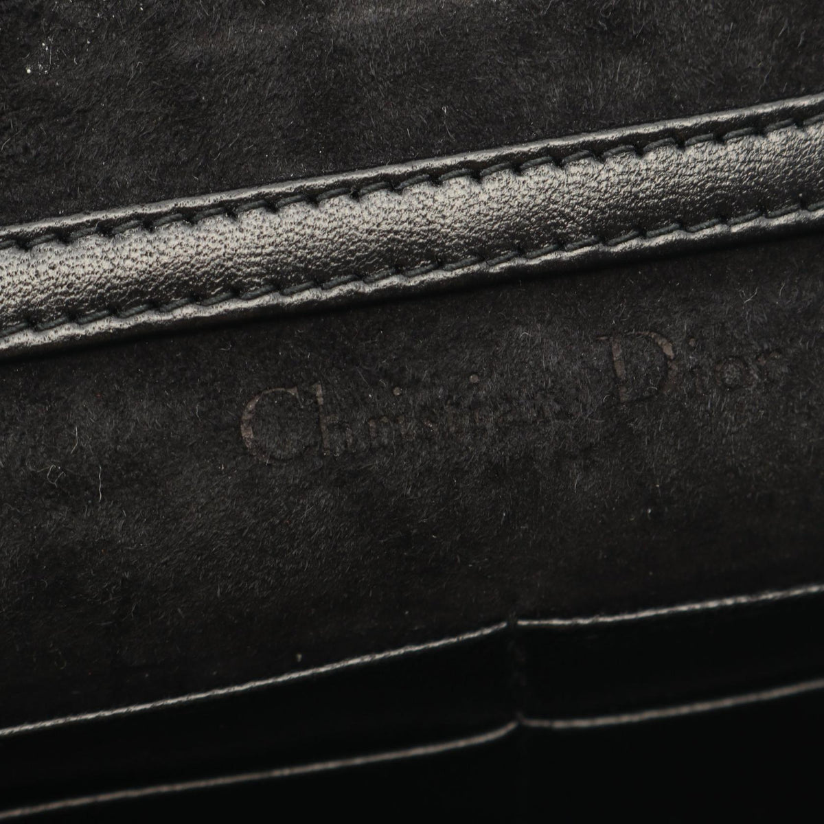 Dior DIORAMA Shoulder Bag Black leather 2101220037277