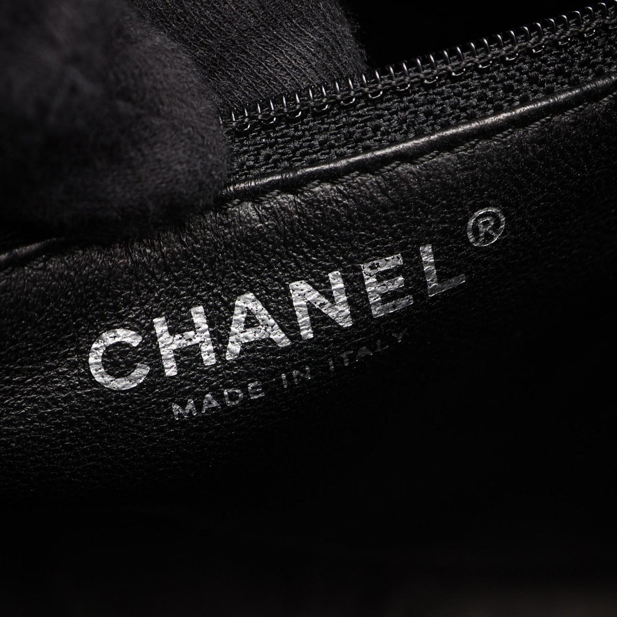 CHANEL Black Wild Stitch Large COCO Mark leather 2101220037772
