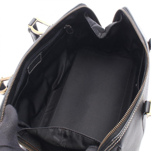 Dior vintage Boston bag Black leather 2101220036379