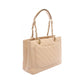 CHANEL Beige Matelasse Grand Shopping GST Grained Calfskin leather A50995 2101220036430