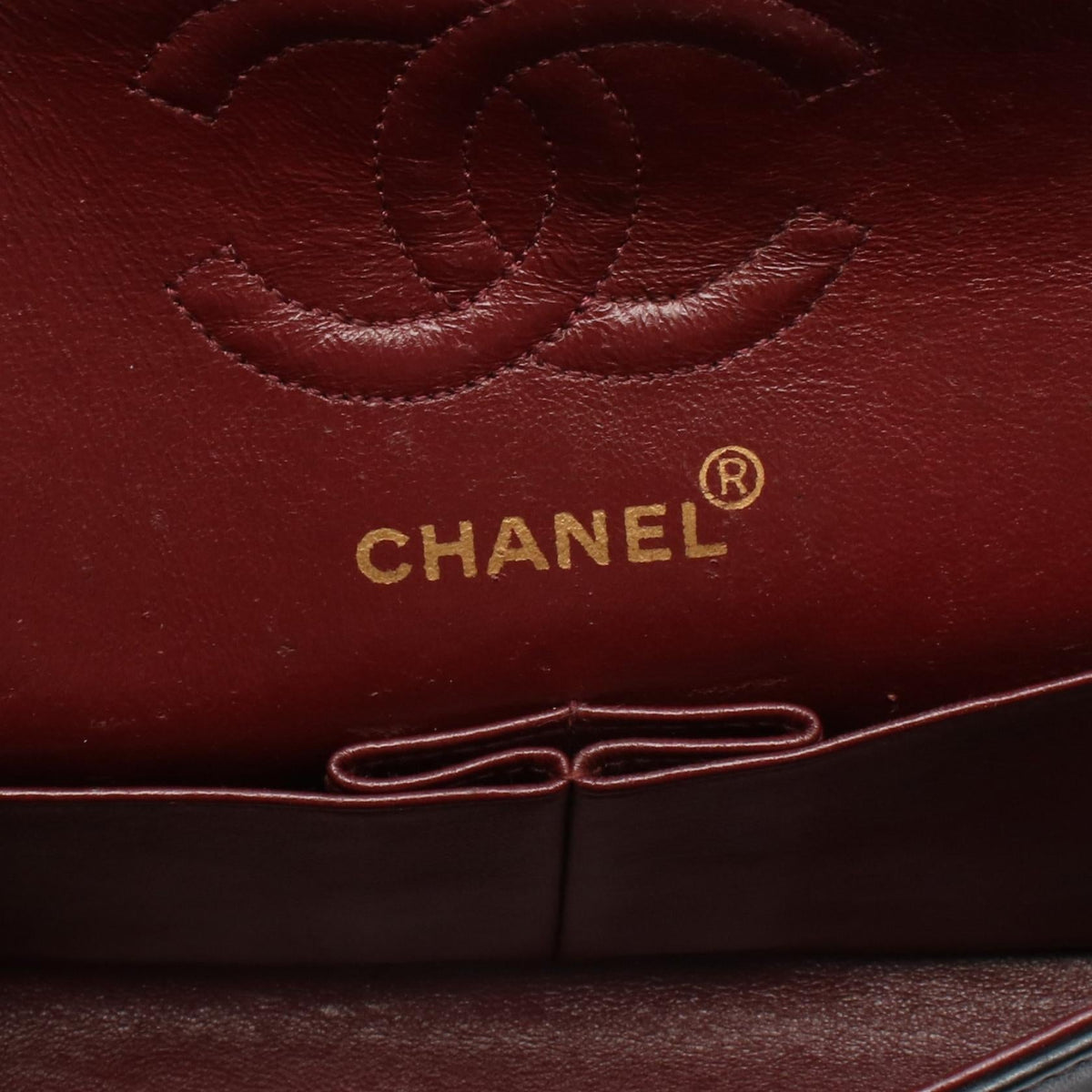 CHANEL Black Matelasse W flap Lambskin (sheep leather) 2101220036614