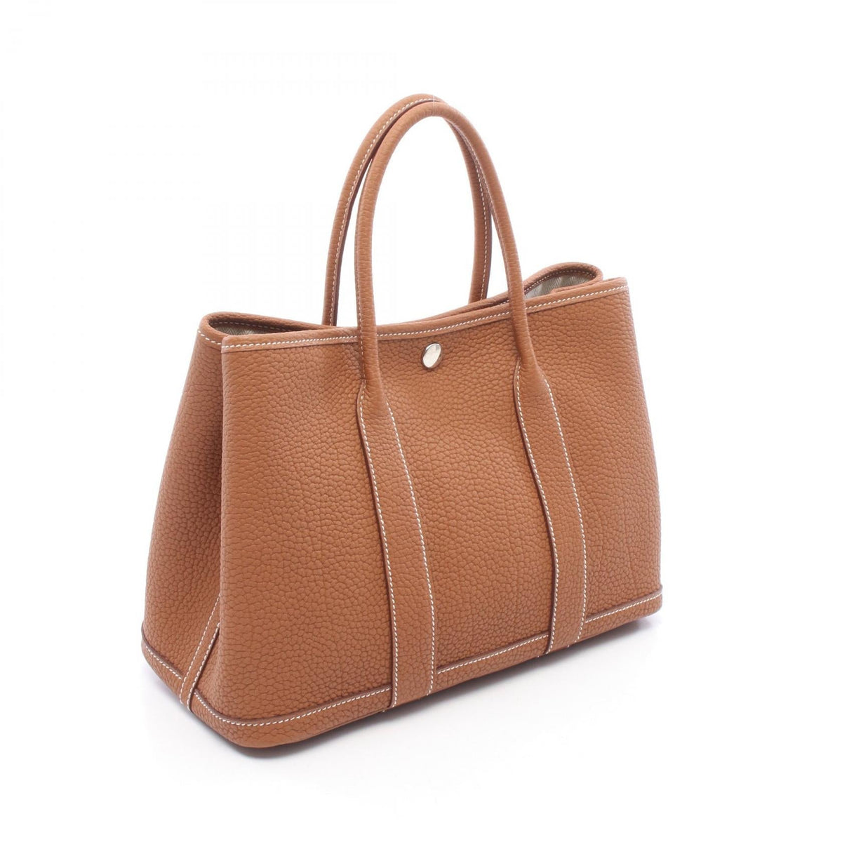 HERMES Garden party TPM Gold Tote BagGold Gold Brown Negonda leather leather 2106800637847