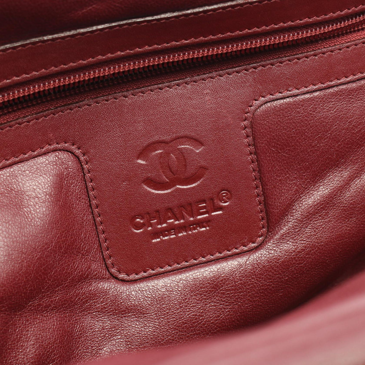 CHANEL Black/Bordeaux Cococoon Lambskin (sheep leather) 2101220035433
