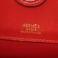 HERMES Darvi MM Rouge vif Handbag Red Box calf leather Calfskin (cowhide) 2101220035532