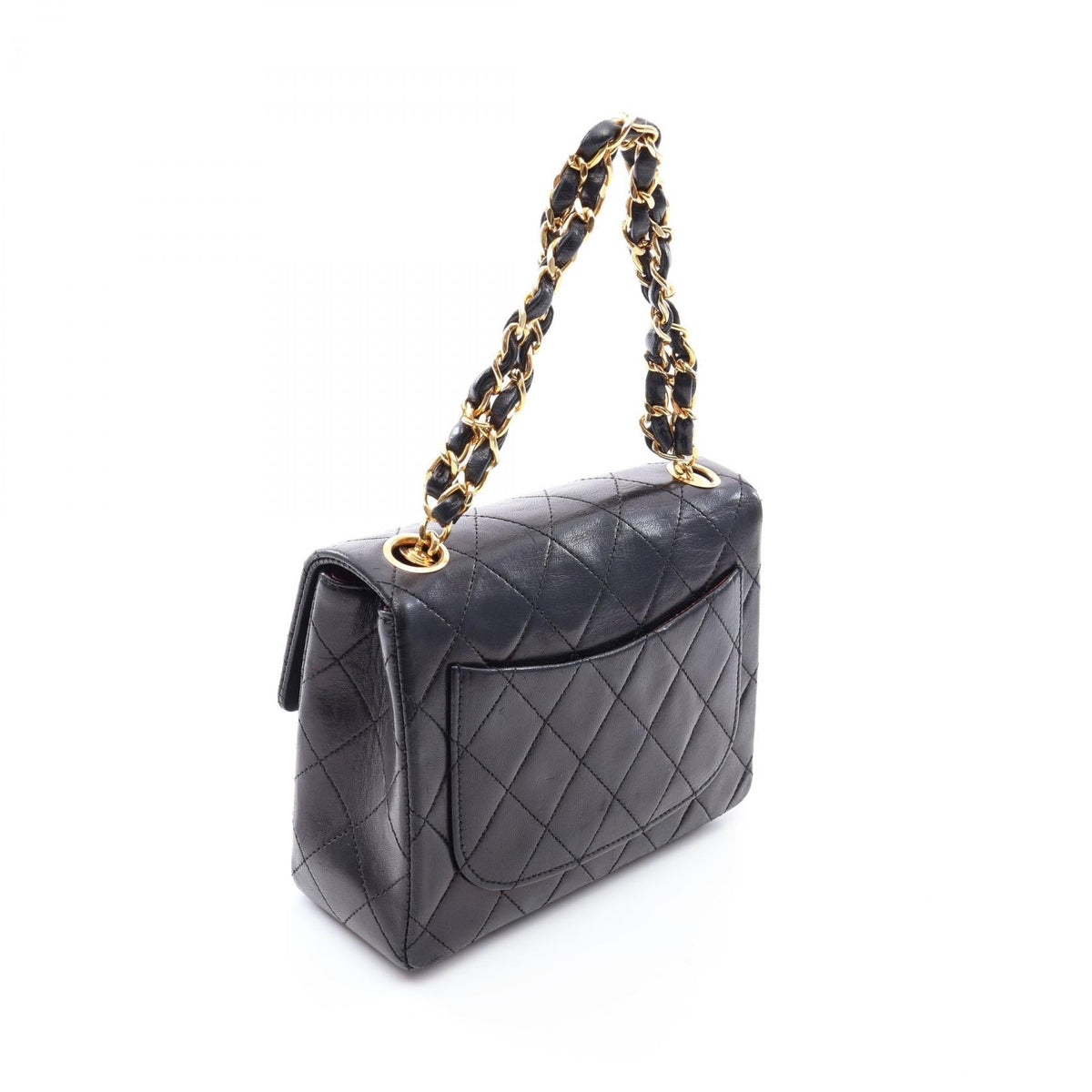 CHANEL Black Mini Matelasse Lambskin (sheep leather) 2101220035617