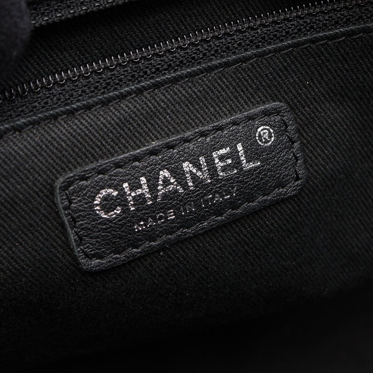 CHANEL Black Paris New York Line Nylon�leather A33100 2101220035815