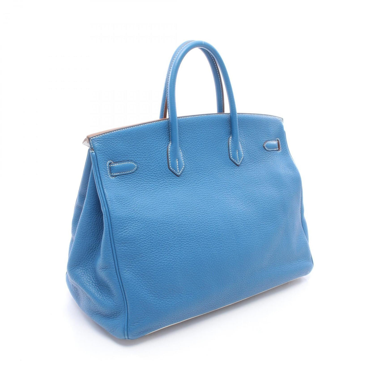 HERMES Birkin 40 Verso HandbagMykonos Mykonos Blue/White Taurillon Clemence leather Taurillon Clemence 2101220035839