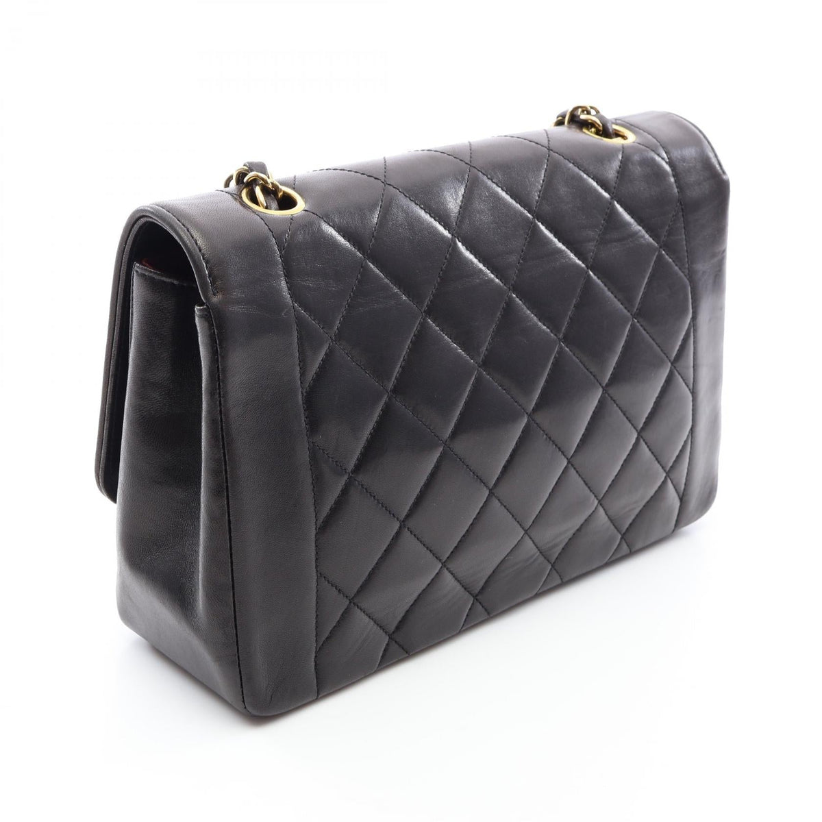 CHANEL Black Matelasse Diana Flap Lambskin (sheep leather) A01165 2101220035891
