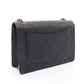 CHANEL Black Matelasse Grained Calfskin leather 2101220035693