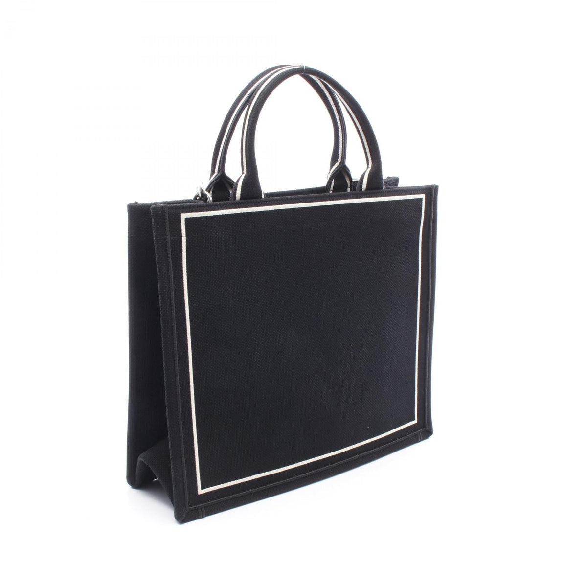 Dior BOOK TOTE Medium 2WAY Tote Bag Black/White canvas 2118800166814