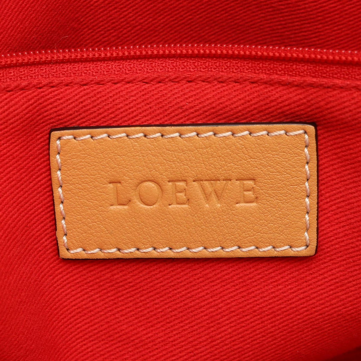 LOEWE Anagram Shopper Tote Tote Bag Brown leather 2106800637830