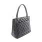 CHANEL Black Medallion tote Grained Calfskin leather A01804 2101220031664