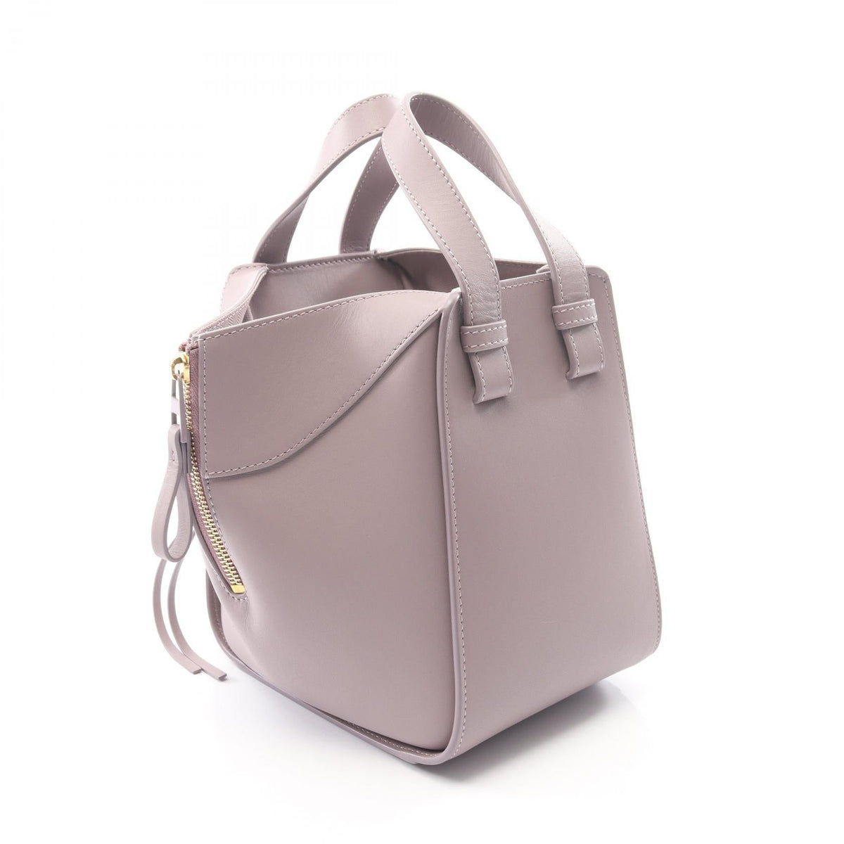 LOEWE Hammock Bag Compact 2-Way Handbag Purple leather 2101220031015