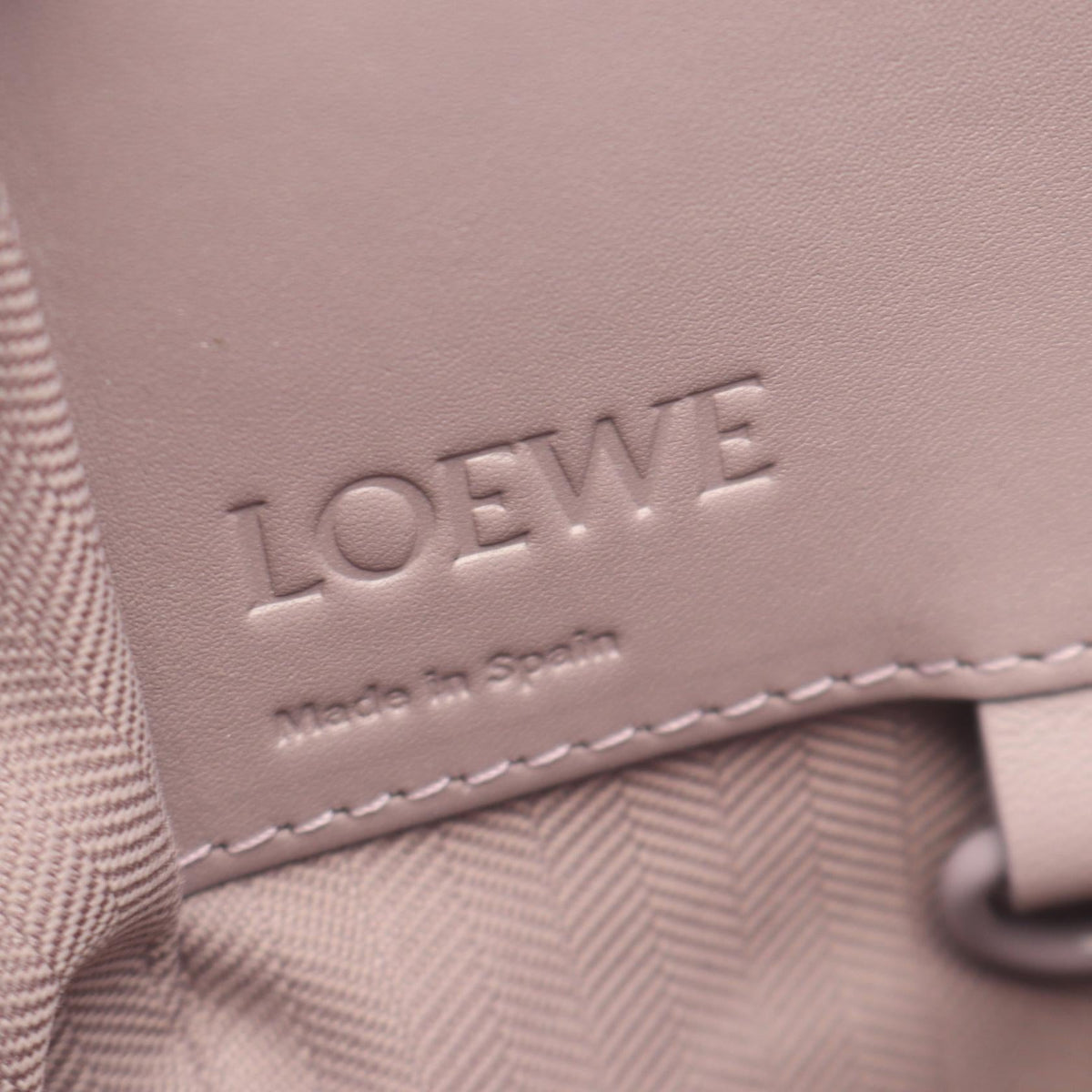 LOEWE Hammock Bag Compact 2-Way Handbag Purple leather 2101220031015