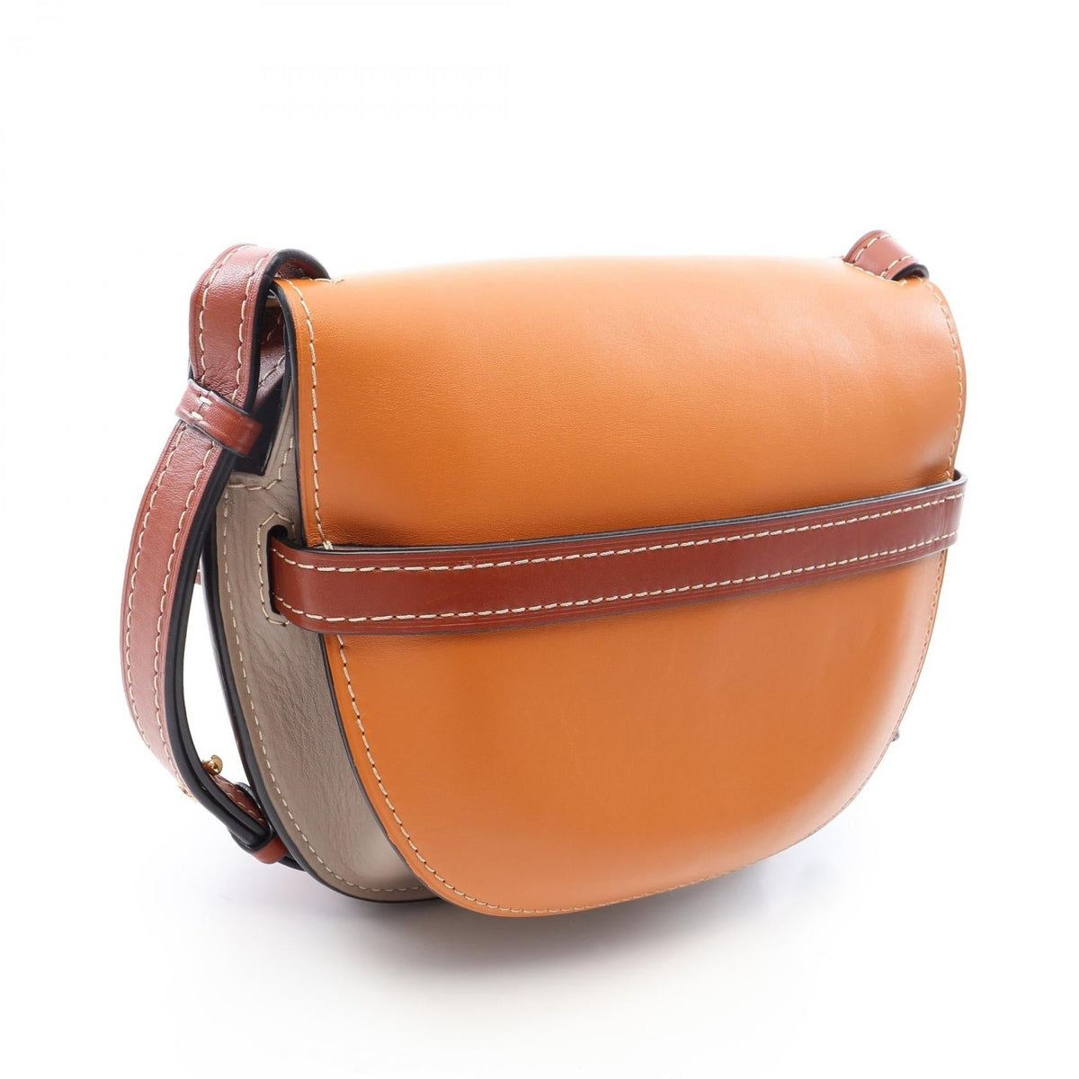 LOEWE GATE BAG Gate Bag Small Shoulder Bag Brown/Beige leather 321.54.T20 2101220031022