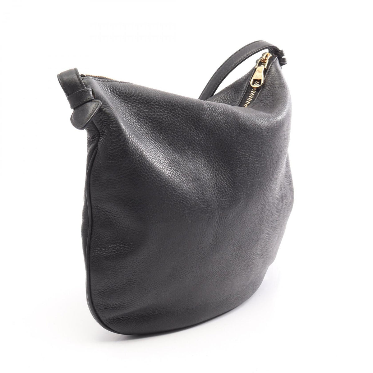LOEWE Heritage Shoulder Bag Black leather 2101220031046
