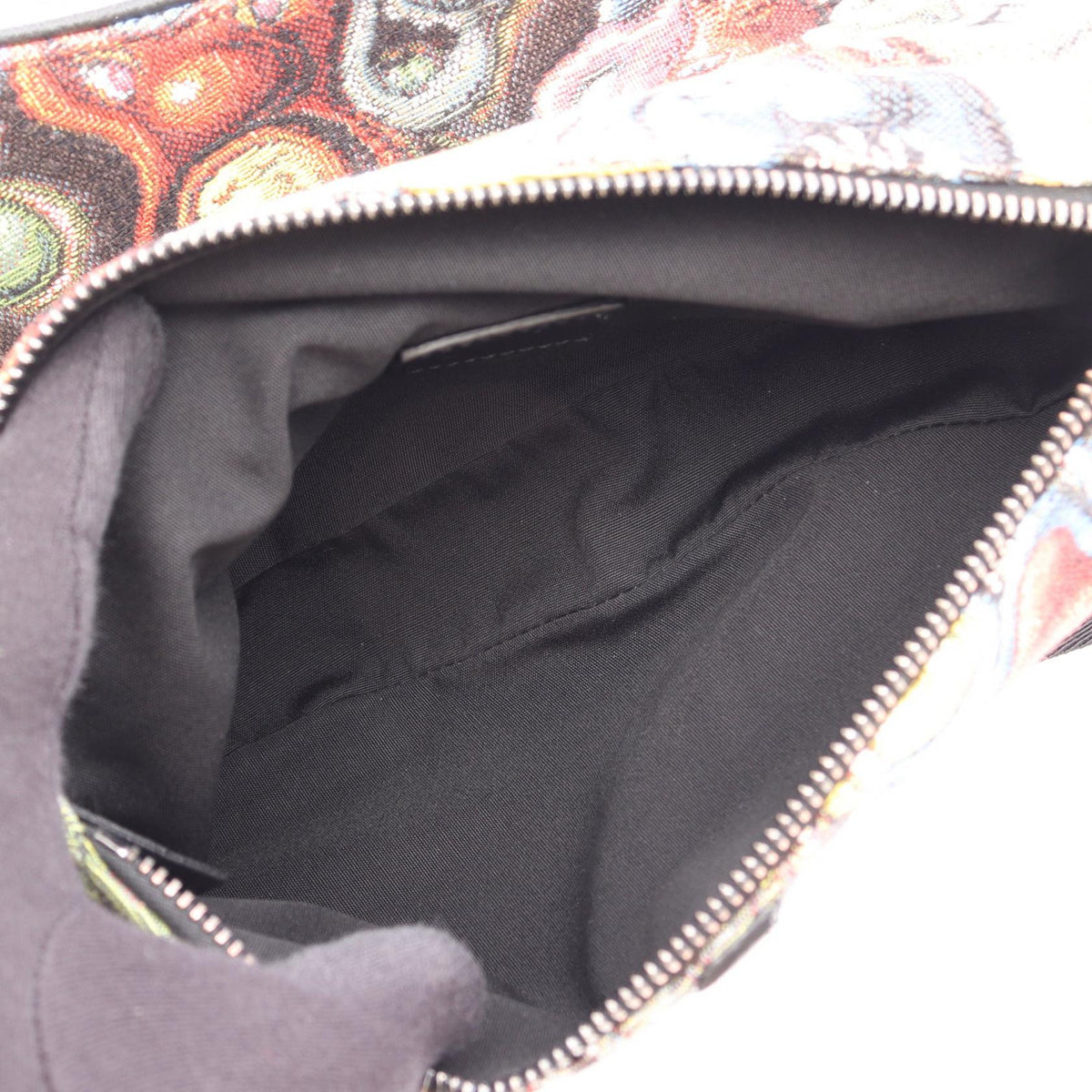 Dior DIOL   KENNY SCHARF SADDLE Saddle Waist bag Body bag Black/Multicolor canvas leather 11199830 2101220029128