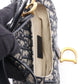 Dior Saddlebag Mini Oblique 2WAY Handbag Navy/Beige canvas leather 2101220029180
