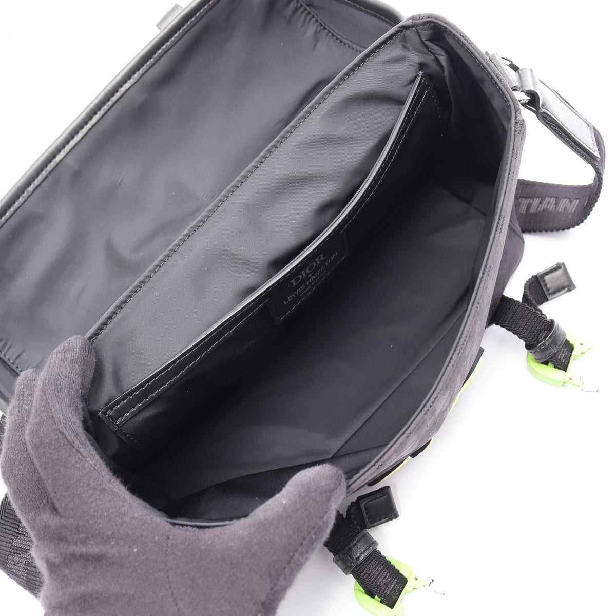 Dior Christian Dior   Lewis Hamilton Hit the Road Messenger Bag (2-Way) Shoulder Bag Black/Multicolor canvas leather 2101220029395