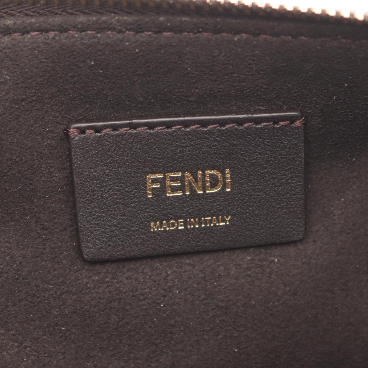 FENDI BY THE WAY SOFT MEDIUM Selleria FF Jacquard 2WAY Handbag Brown/Black canvas�leather 8BL155AFPMF1GL7 2101220025021