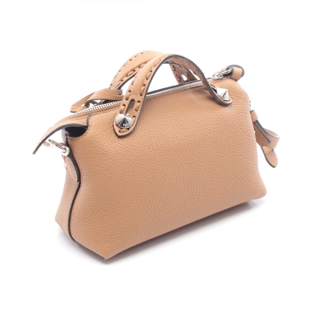 FENDI By the Way Selleria Mini 2WAY Handbag Brown leather 8BS098ASU2F0EMR 2101220025076
