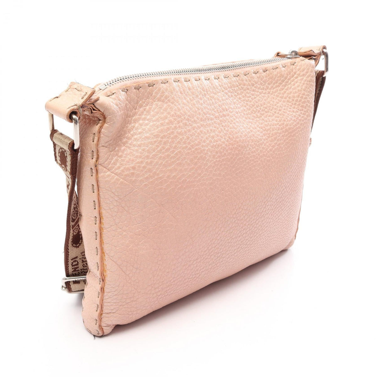 FENDI Selleria Shoulder Bag Pink leather 8BT109 2101220021313