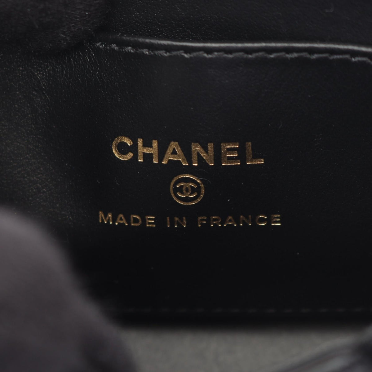CHANEL Black Matelasse 2WAY leather AP3435 2101220021375