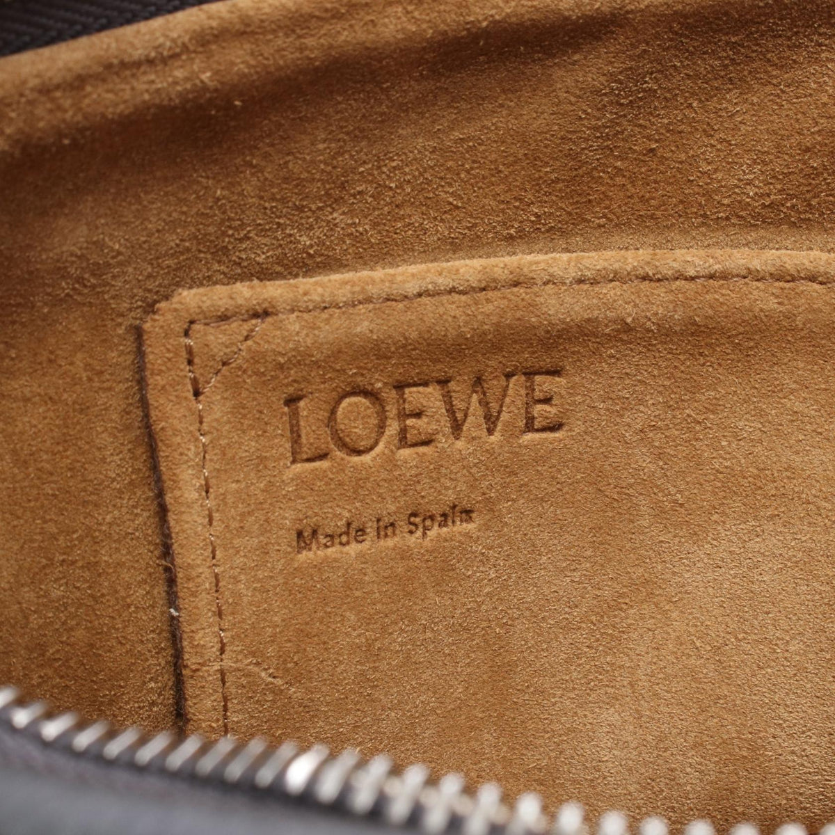 LOEWE Missy Small 2WAY Handbag Gray leather 327.12.KS28 2107601169353