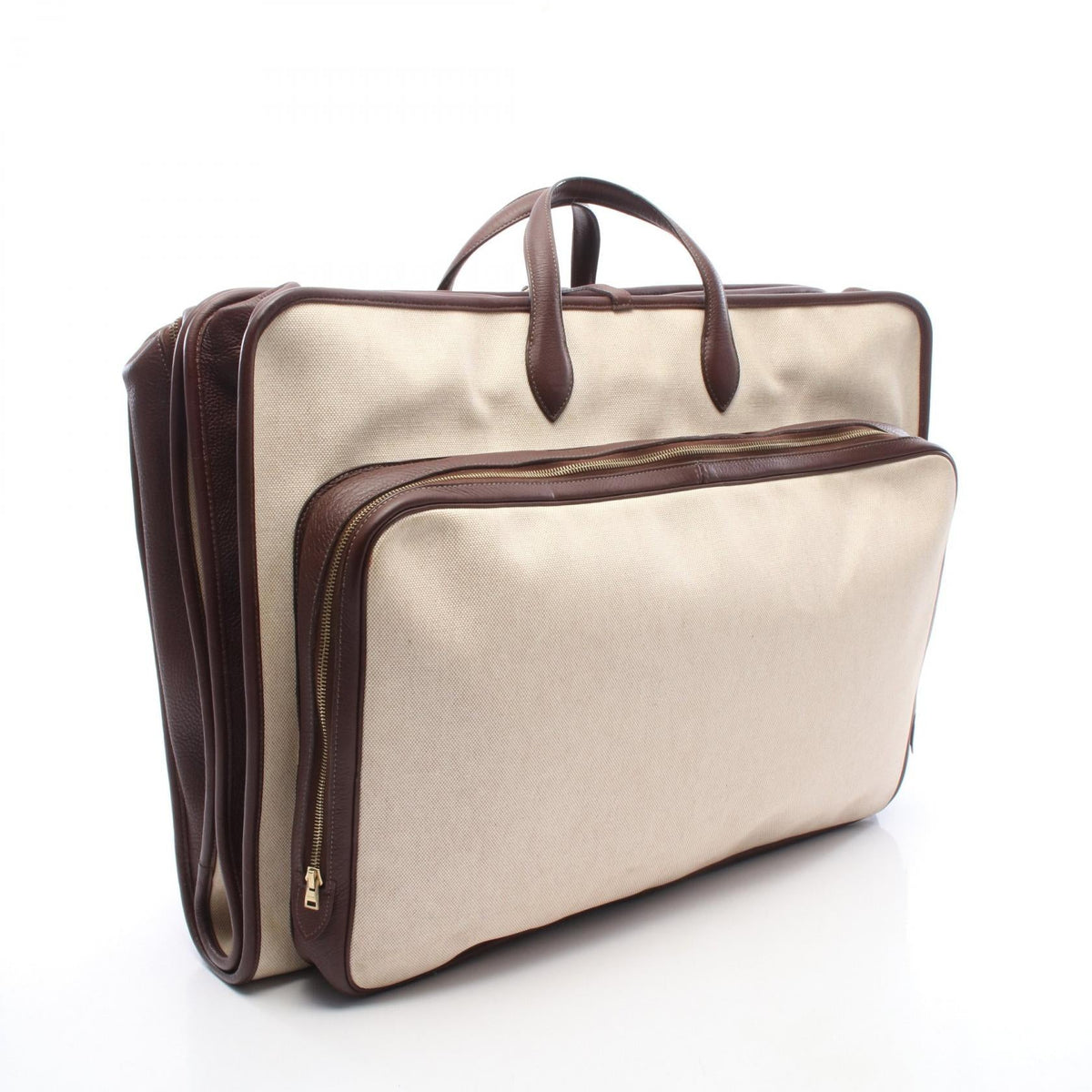 HERMES Victoria Ecru Other bagEcru Ecru Beige/Brown Toile H canvas leather Taurillon Clemence 2101220020590