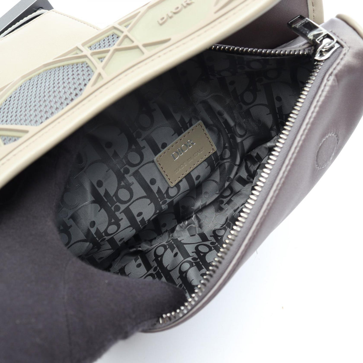 Dior Saddle bag Waist bag Body bag Blue/Beige Nylon�leather�rubber 2101220019594