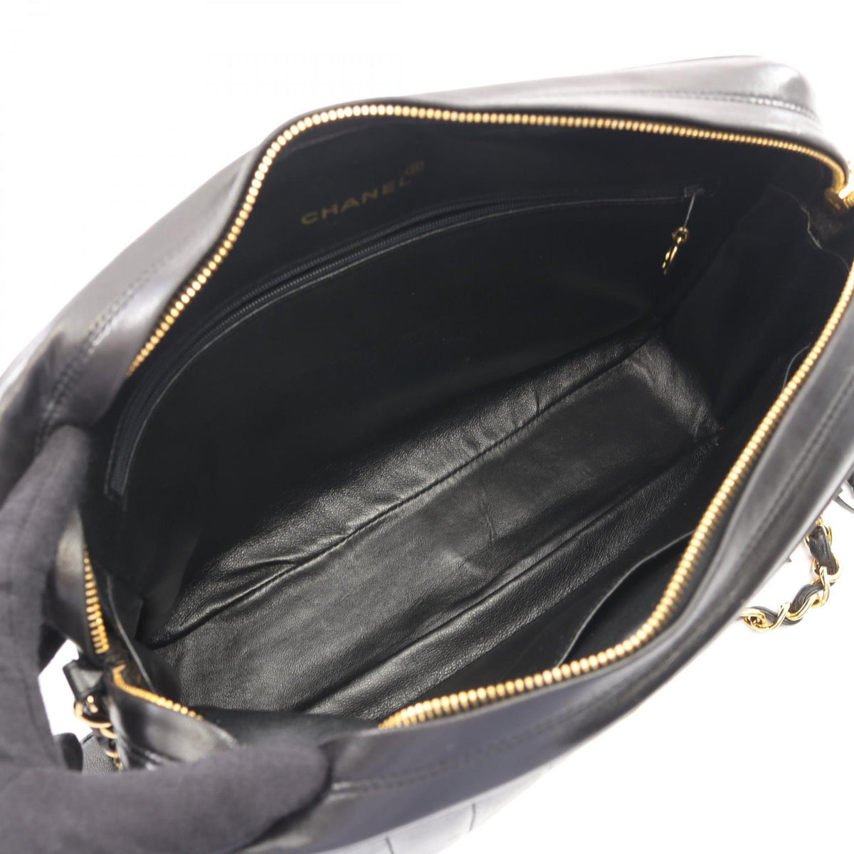 CHANEL Black Mademoiselle Tassel Lambskin (sheep leather) 2101220019624