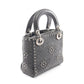 Dior Lady Christian Dior Mini 2WAY Handbag Black leather 2101220019709