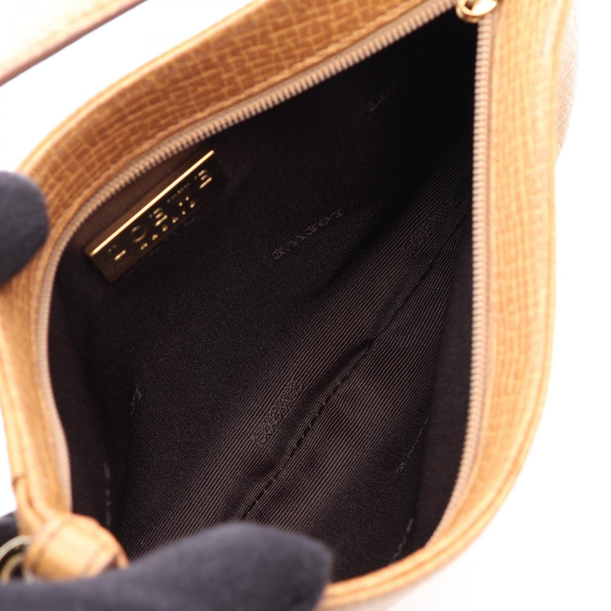 LOEWE Logo mini Handbag Brown leather 2101220017910