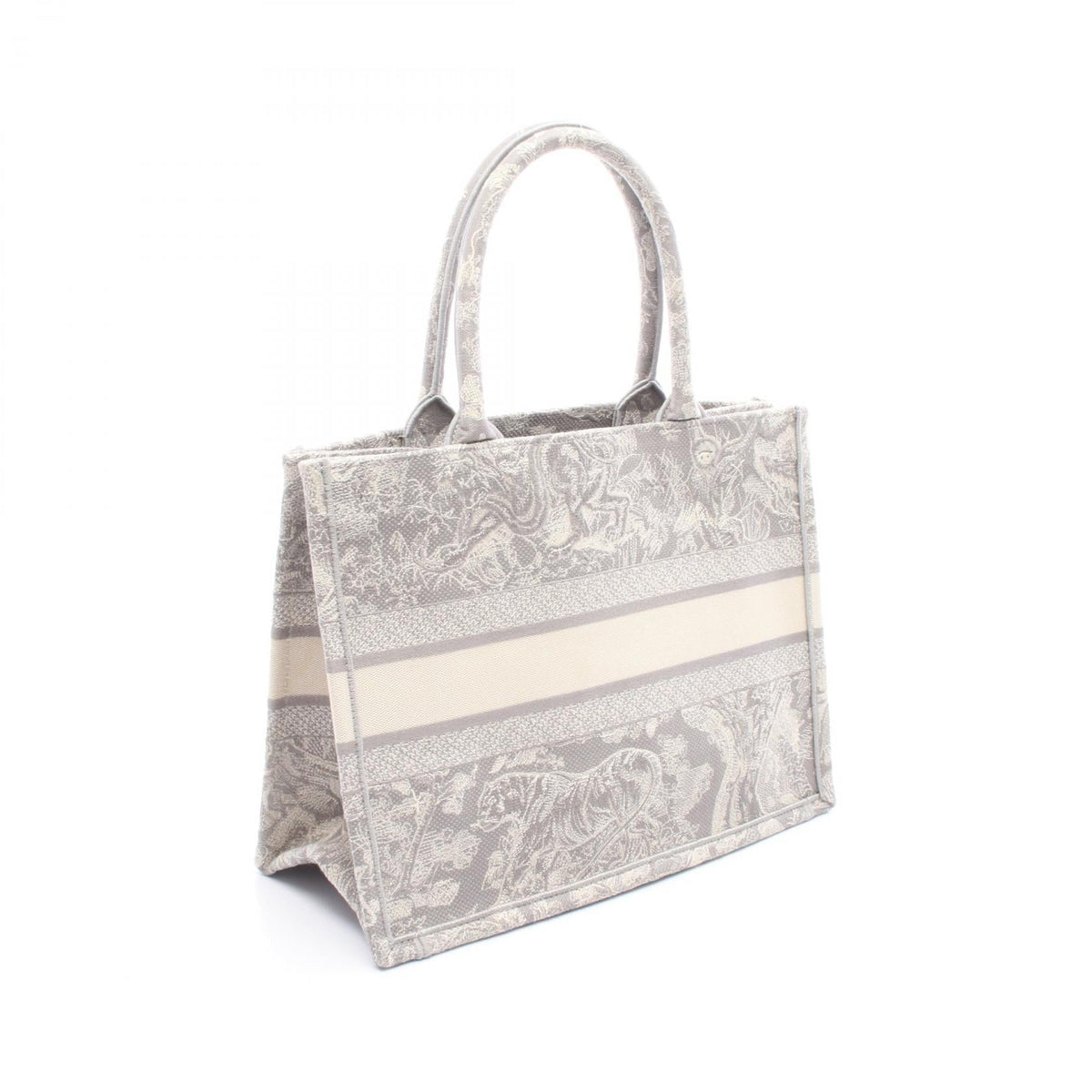 Dior BOOK TOTE Medium Tote Bag Gray/White canvas M1296ZRGO 2101220017958