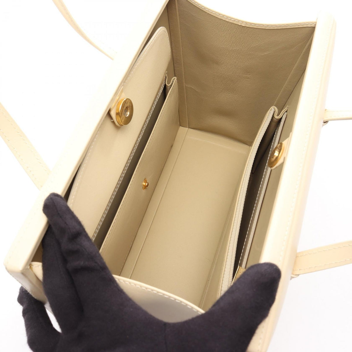 LOEWE Handbag Beige leather 2101220018399