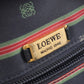 LOEWE anagram Shoulder Bag Navy leather 2101220018405