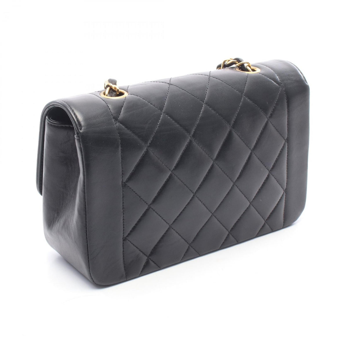 CHANEL Black Matelasse Diana Flap Lambskin (sheep leather) A01164 2101220018597