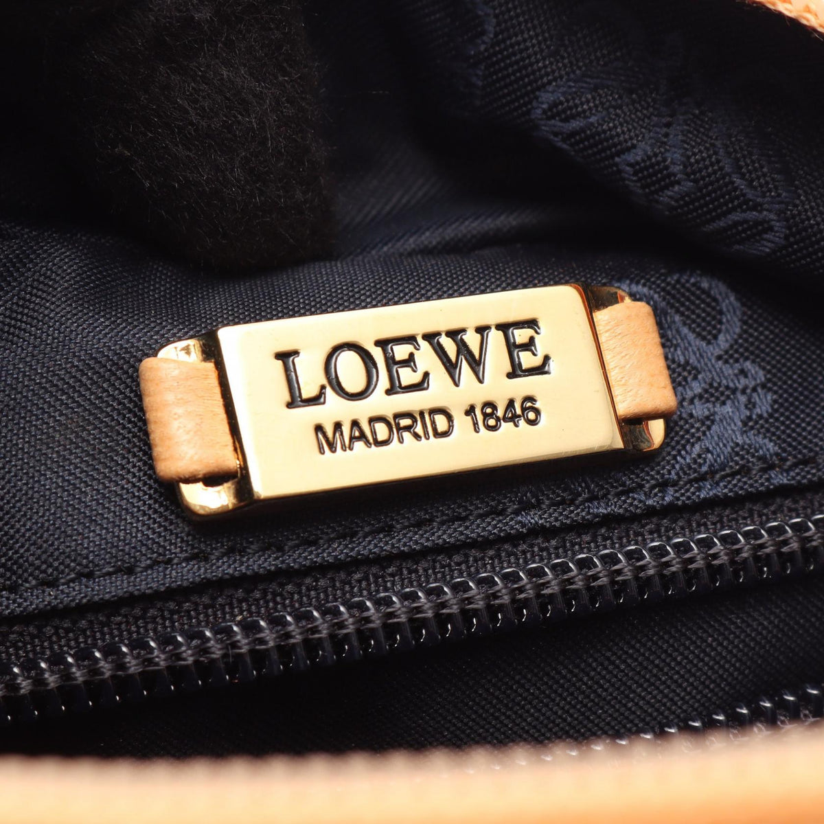 LOEWE Anagram mini Tote Bag Orange leather 2101220018504