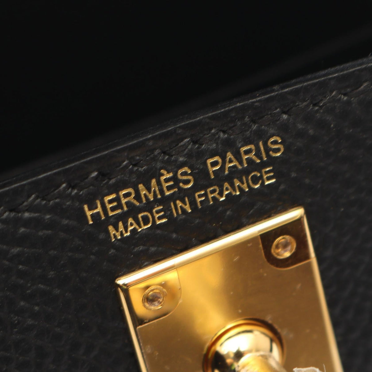 HERMES Mini Kelly 2 (External Stitching, 2-Way) HandbagNoir Black Noir Black Black Epsom leather Calfskin (cowhide) Epsom 2104102523318