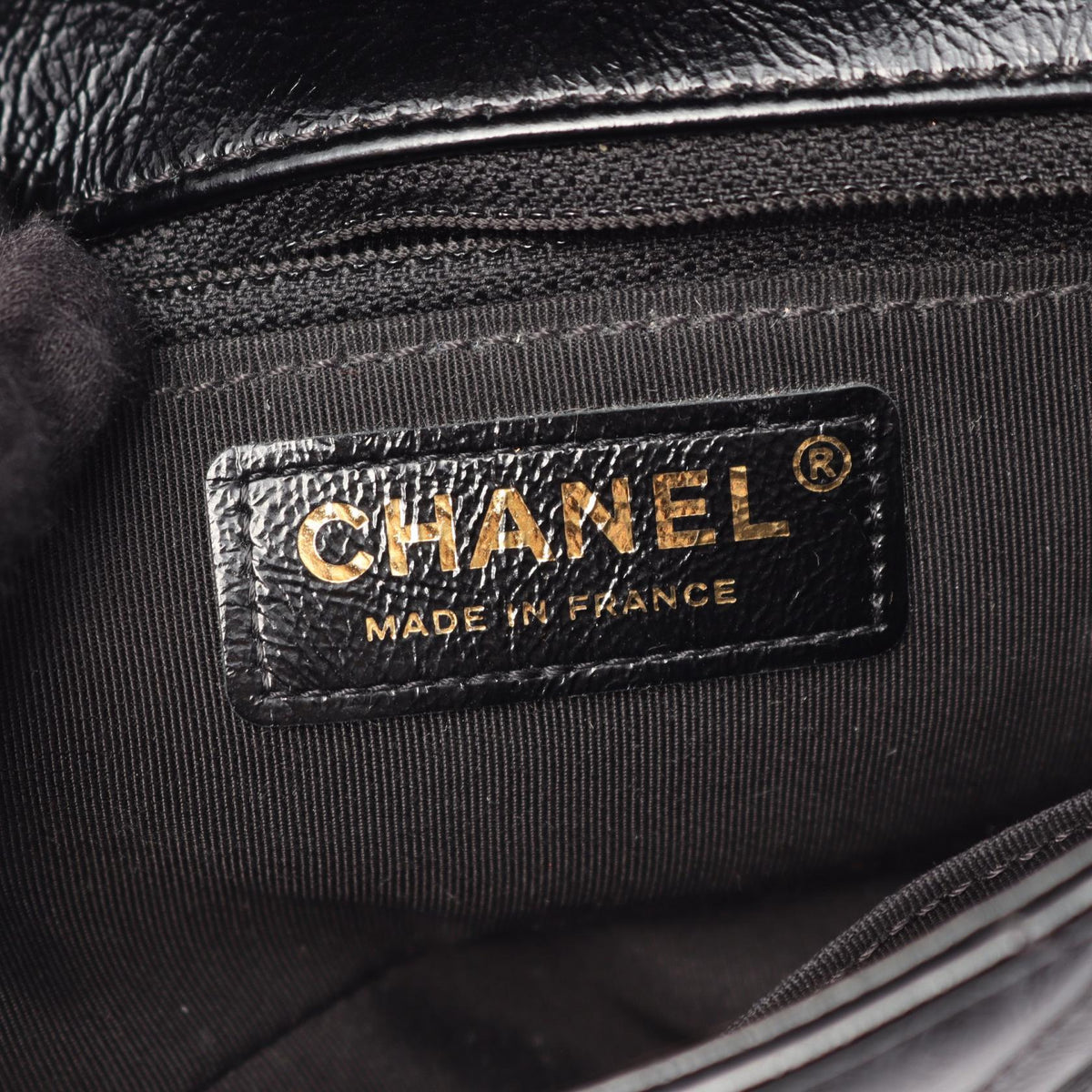 CHANEL Black Matelasse leather 2104102523523